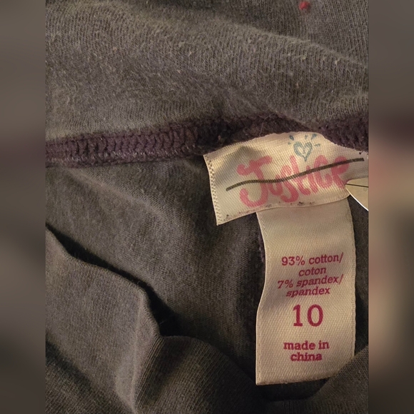 🧡 Justice. Kids Clothing Lot 7 Pieces - Pink, Green, Purple, White Girls 10 - Picture 6 of 14